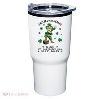 Make St Patricks Day Great Again Trump Leprechaun Tumbler thumb 0