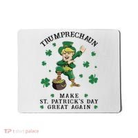 Make St Patricks Day Great Again Trump Leprechaun Mousepad thumb 0