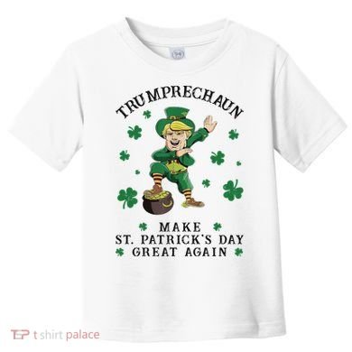 Make St Patricks Day Great Again Trump Leprechaun Toddler T-Shirt