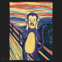 Monkey Screaming Painting Parody Tumbler thumb 3