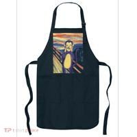 Monkey Screaming Painting Parody Apron thumb 0