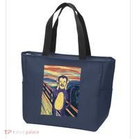 Monkey Screaming Painting Parody Tote Bag thumb 3