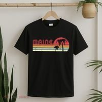 Maine Shirt. Retro Style ME, USA T-Shirt thumb 2