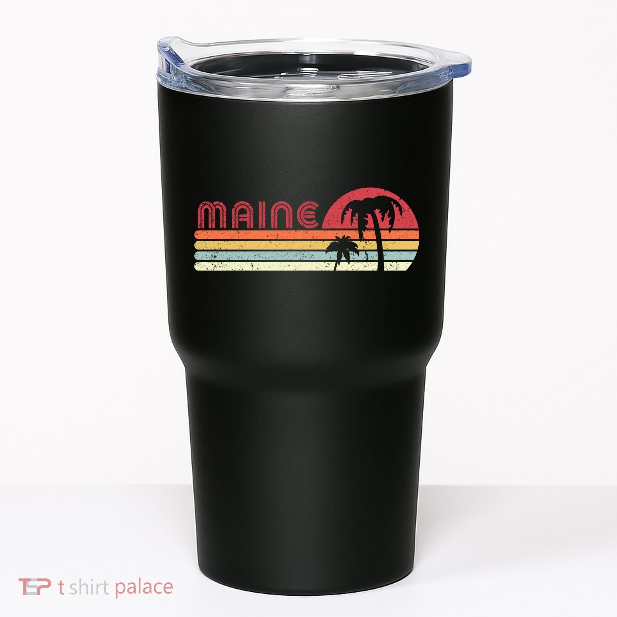 Maine Shirt. Retro Style ME, USA Tumbler