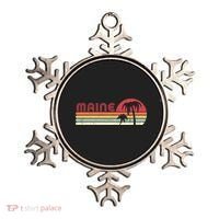 Maine Shirt. Retro Style ME, USA Ornament thumb 0