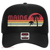 Maine Shirt. Retro Style ME, USA Hat thumb 0