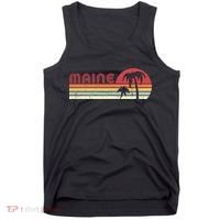 Maine Shirt. Retro Style ME, USA Tank Top thumb 0