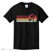Maine Shirt. Retro Style ME, USA Kids T-Shirt thumb 0