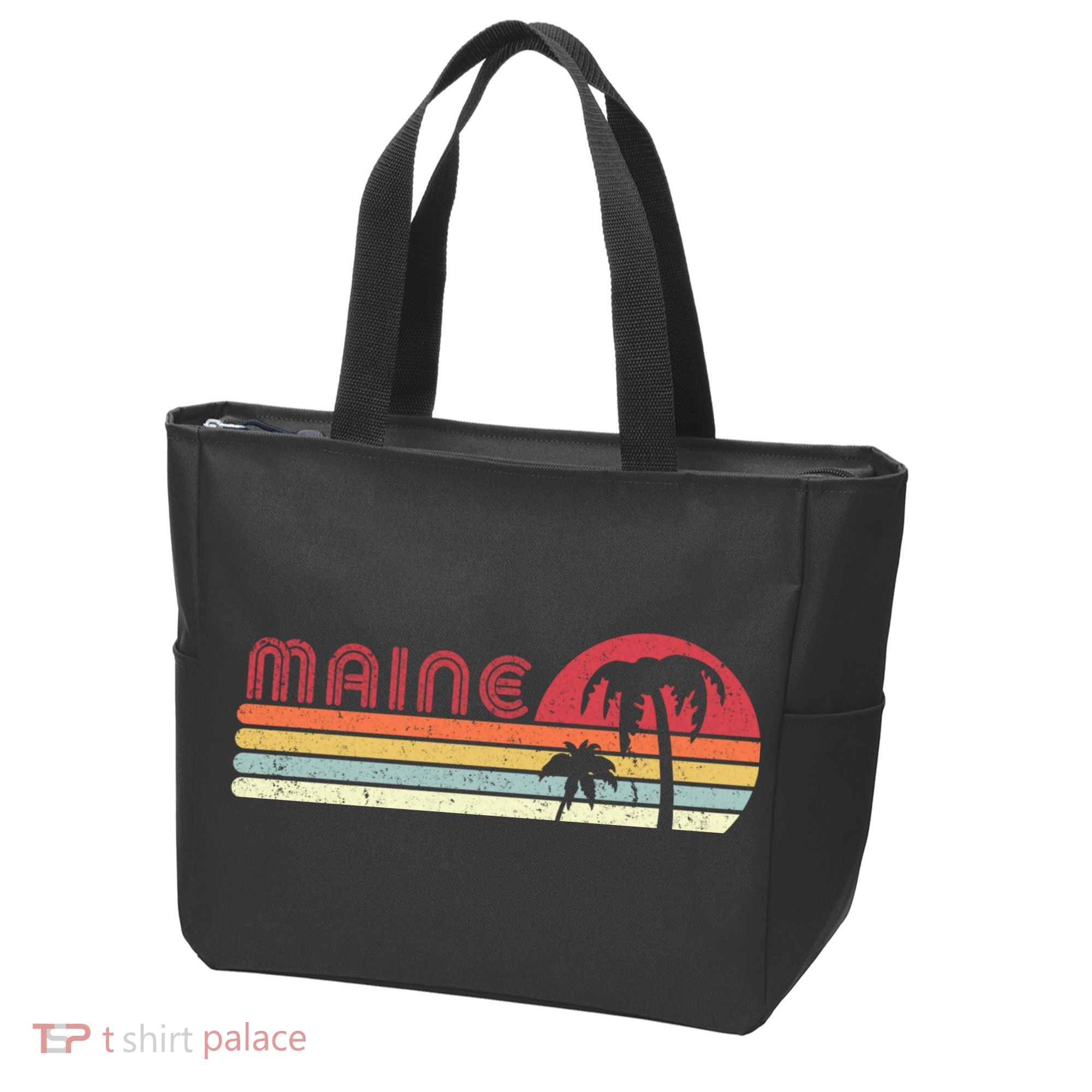Maine Shirt. Retro Style ME, USA Tote Bag