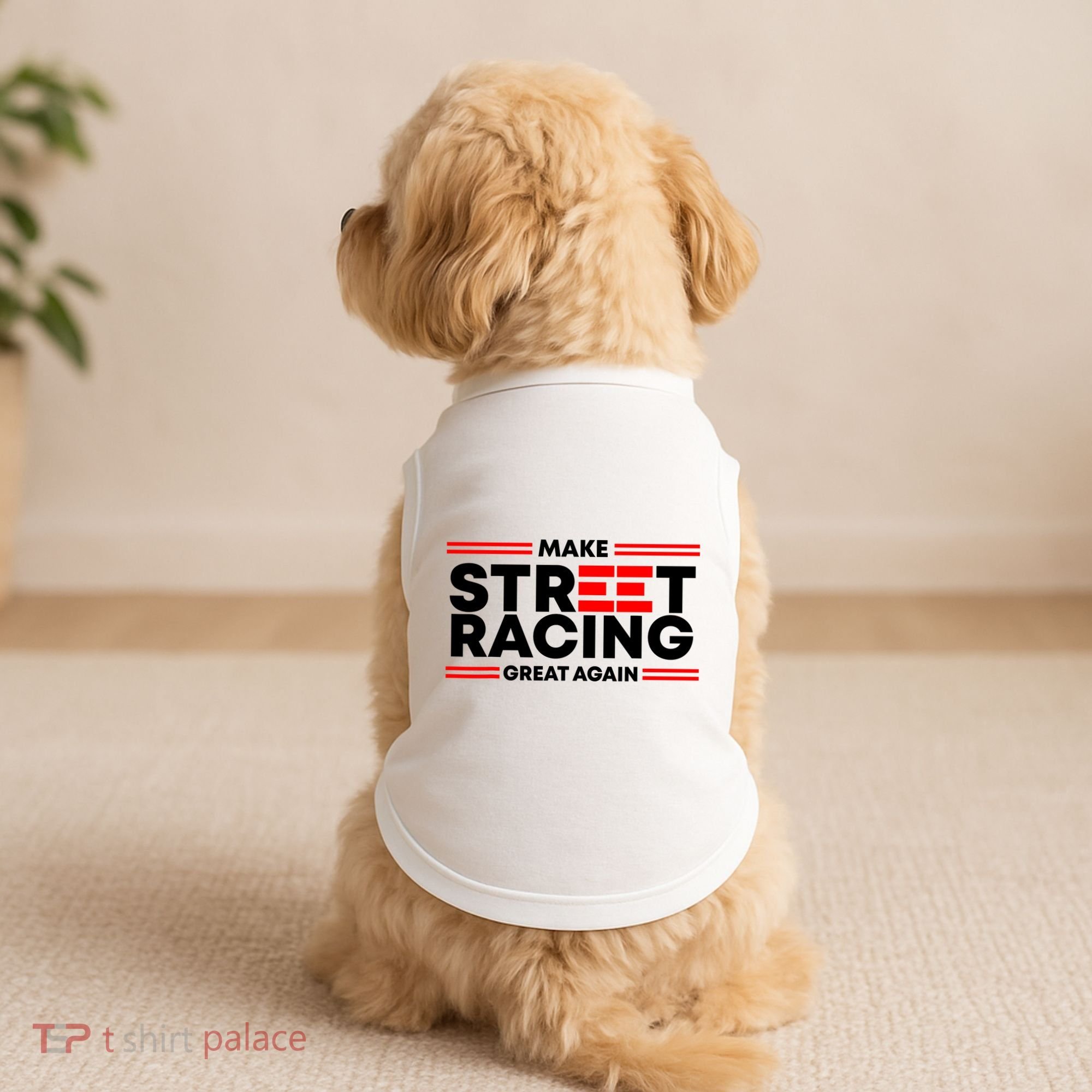 Make Street Racing Great Again Doggie Tank