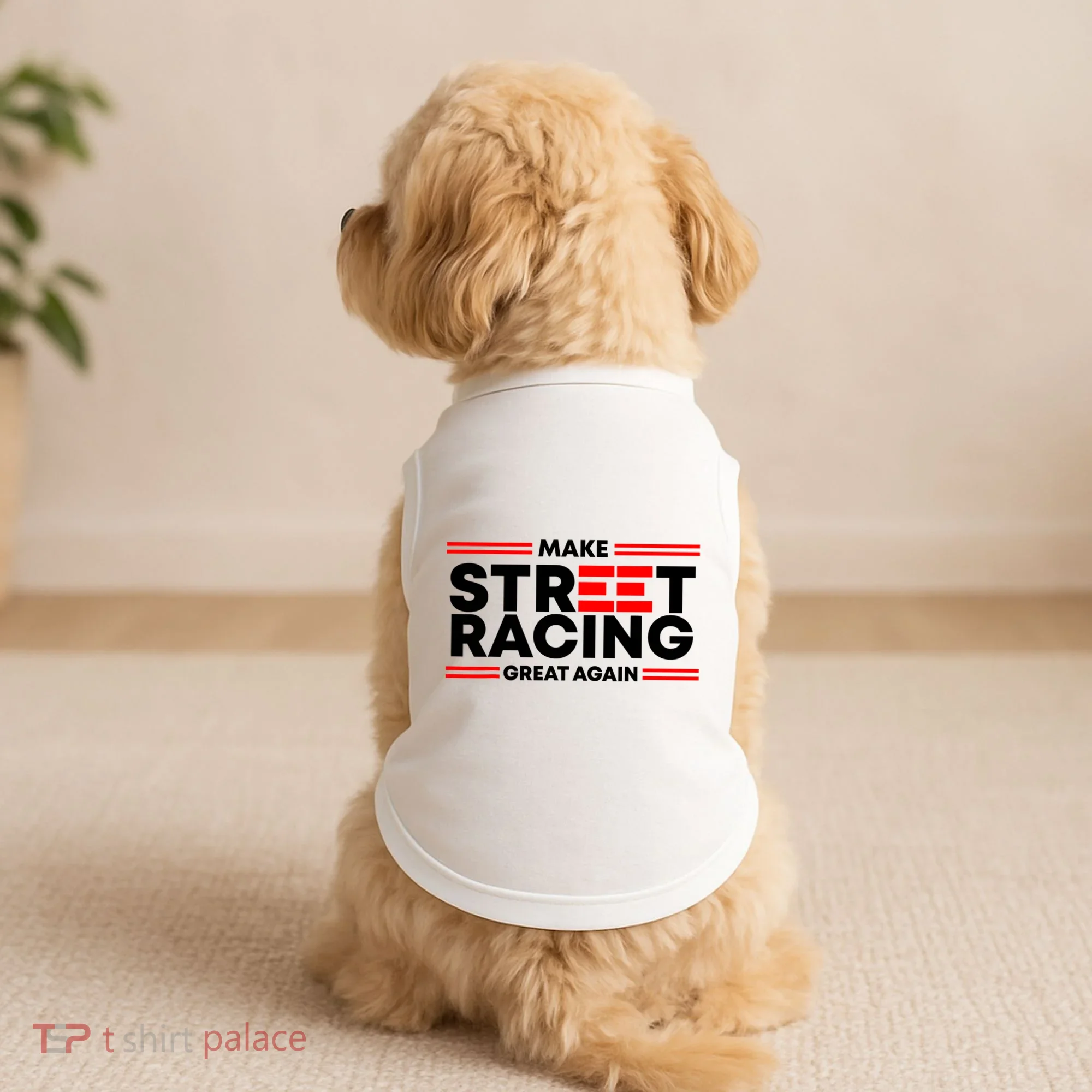 Make Street Racing Great Again Doggie Tank