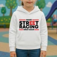 Make Street Racing Great Again Kids Hoodie thumb 3