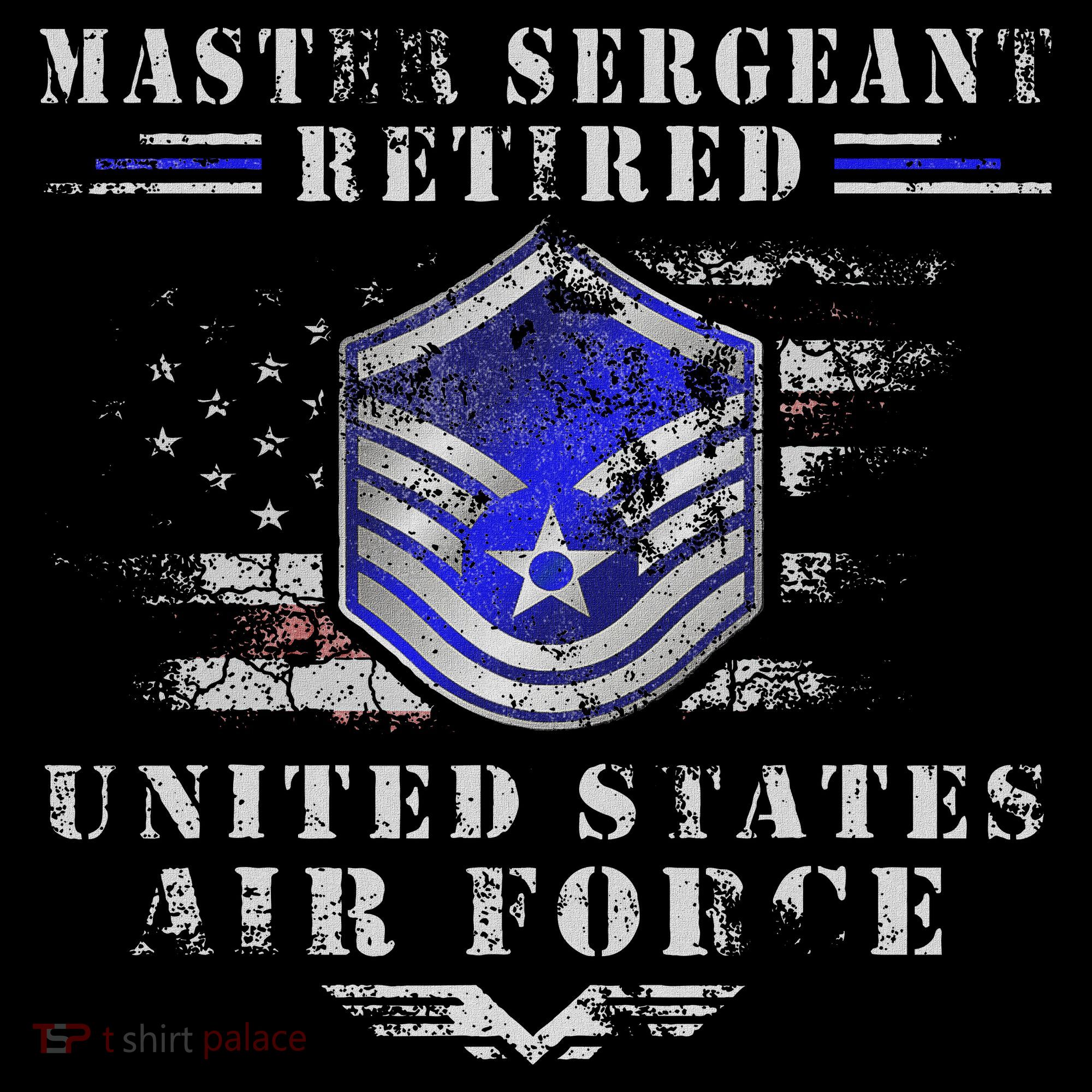 Master Sergeant Retired Military Retirement Long Sleeve Shirt