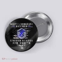Master Sergeant Retired Military Retirement Button thumb 0