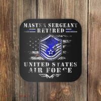Master Sergeant Retired Military Retirement Coaster thumb 0