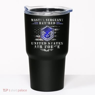 Master Sergeant Retired Military Retirement Tumbler