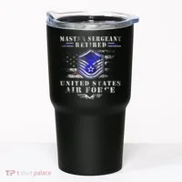 Master Sergeant Retired Military Retirement Tumbler thumb 0