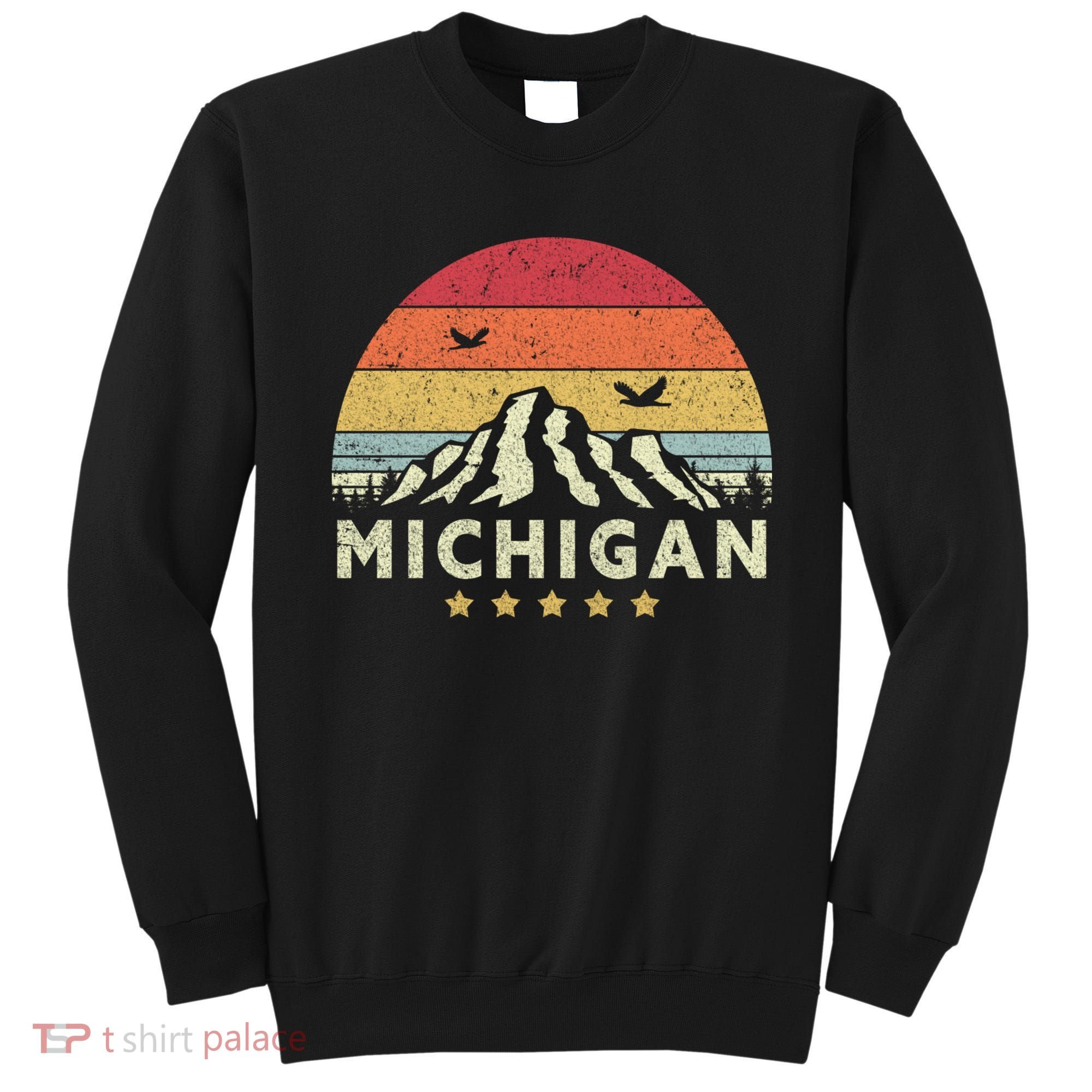 Michigan Shirt. Retro Style MI, USA Sweatshirt