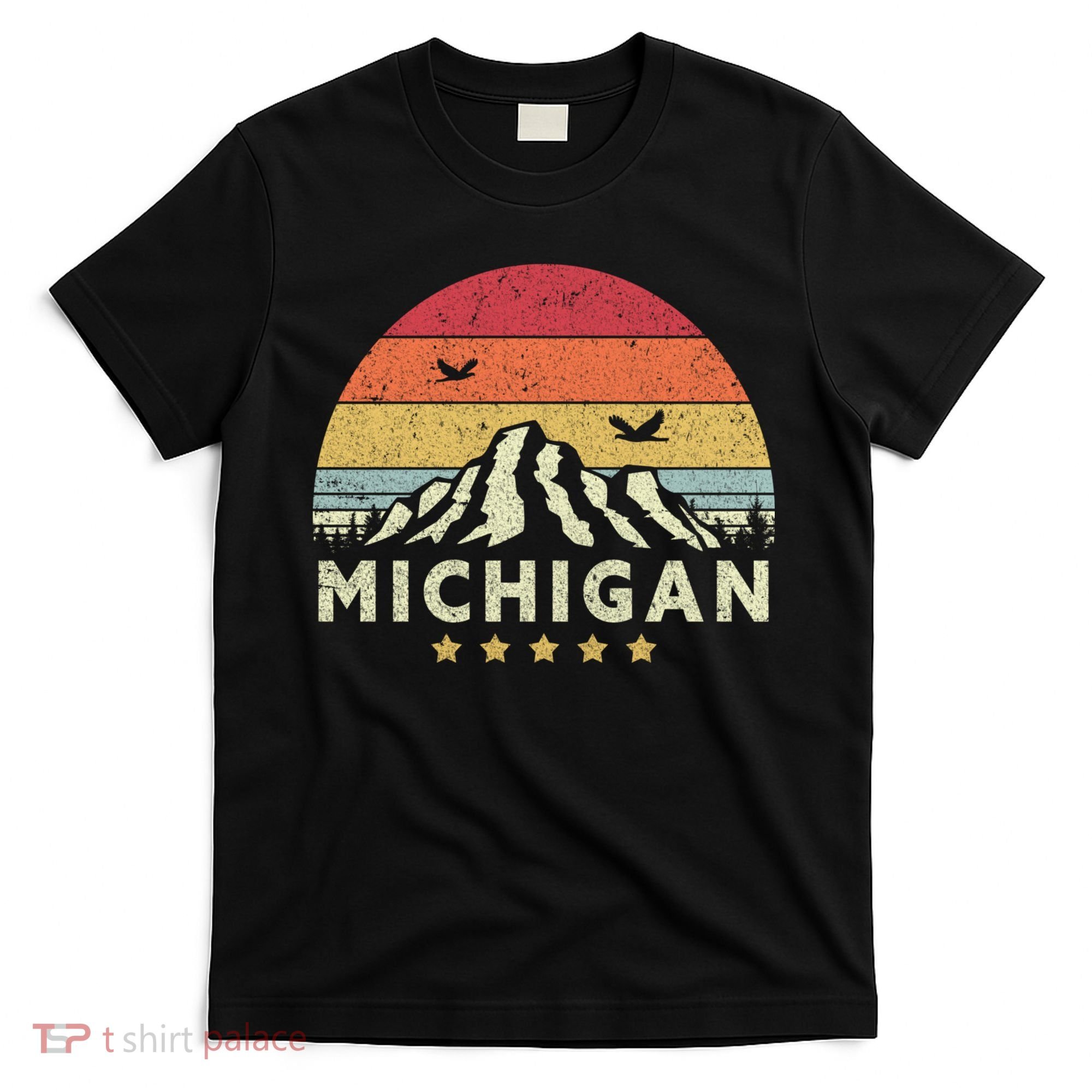 Michigan Shirt. Retro Style MI, USA T-Shirt