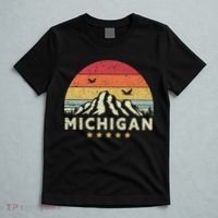 Michigan Shirt. Retro Style MI, USA T-Shirt thumb 5