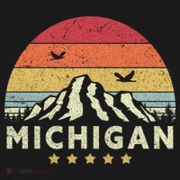 Michigan Shirt. Retro Style MI, USA Toddler T-Shirt thumb 4