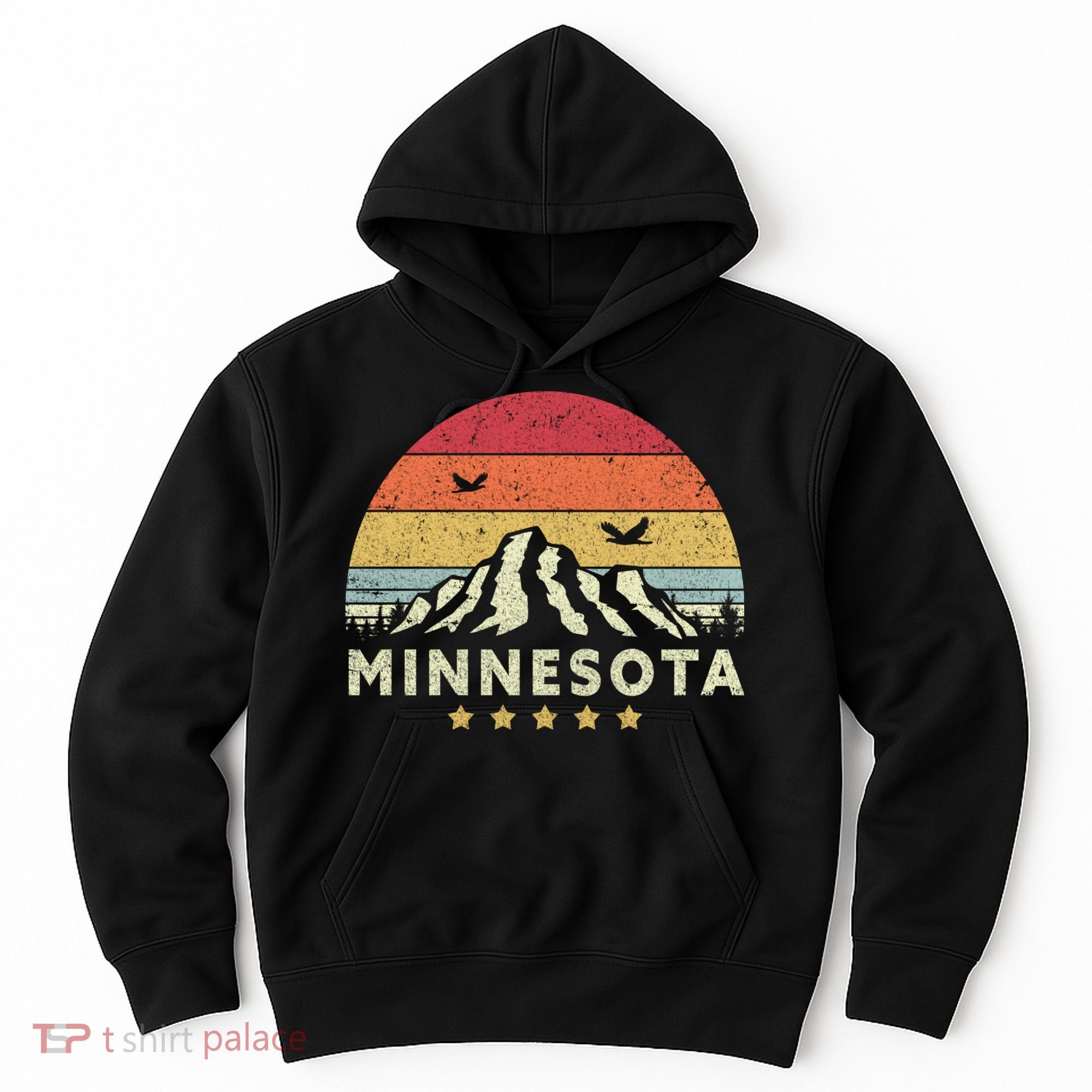 Minnesota Shirt. Retro Style MN, USA Hoodie
