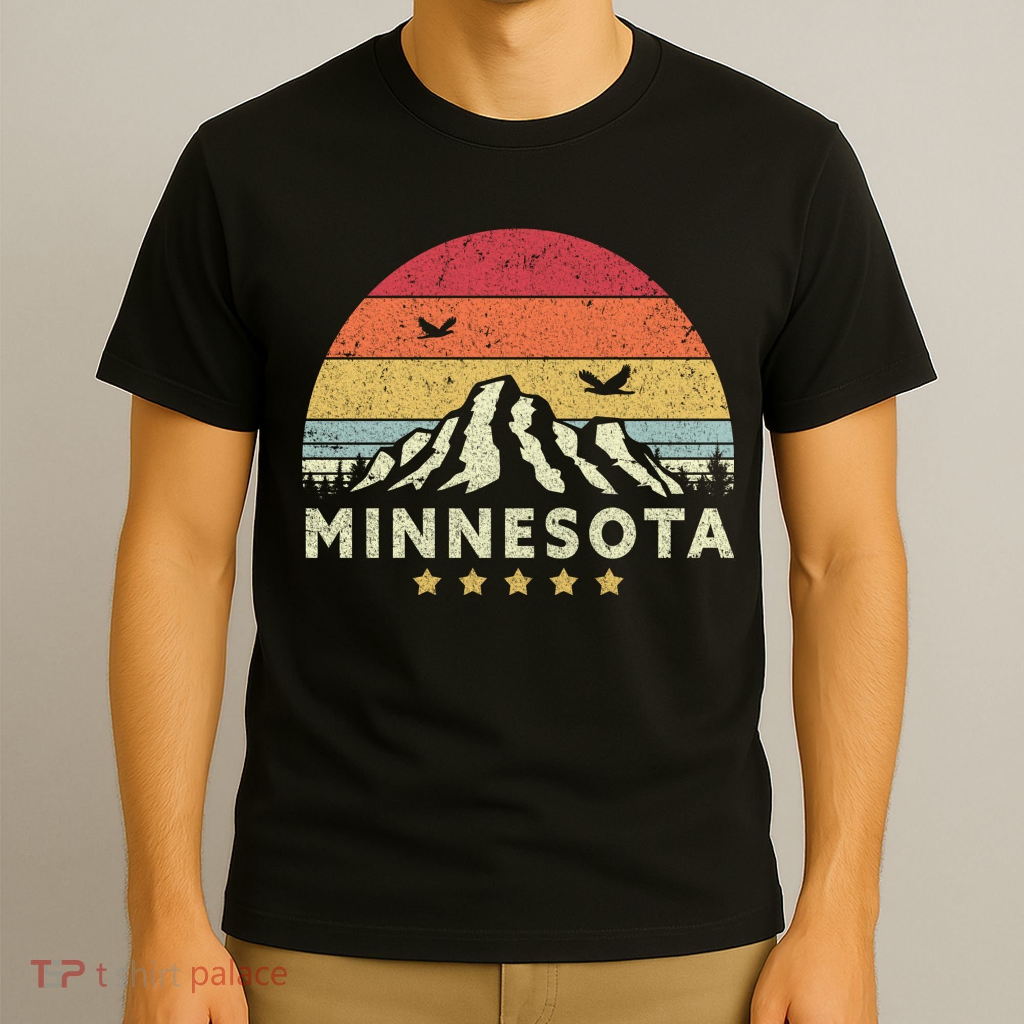 Minnesota Shirt. Retro Style MN, USA T-Shirt