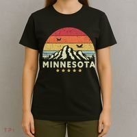 Minnesota Shirt. Retro Style MN, USA T-Shirt thumb 4