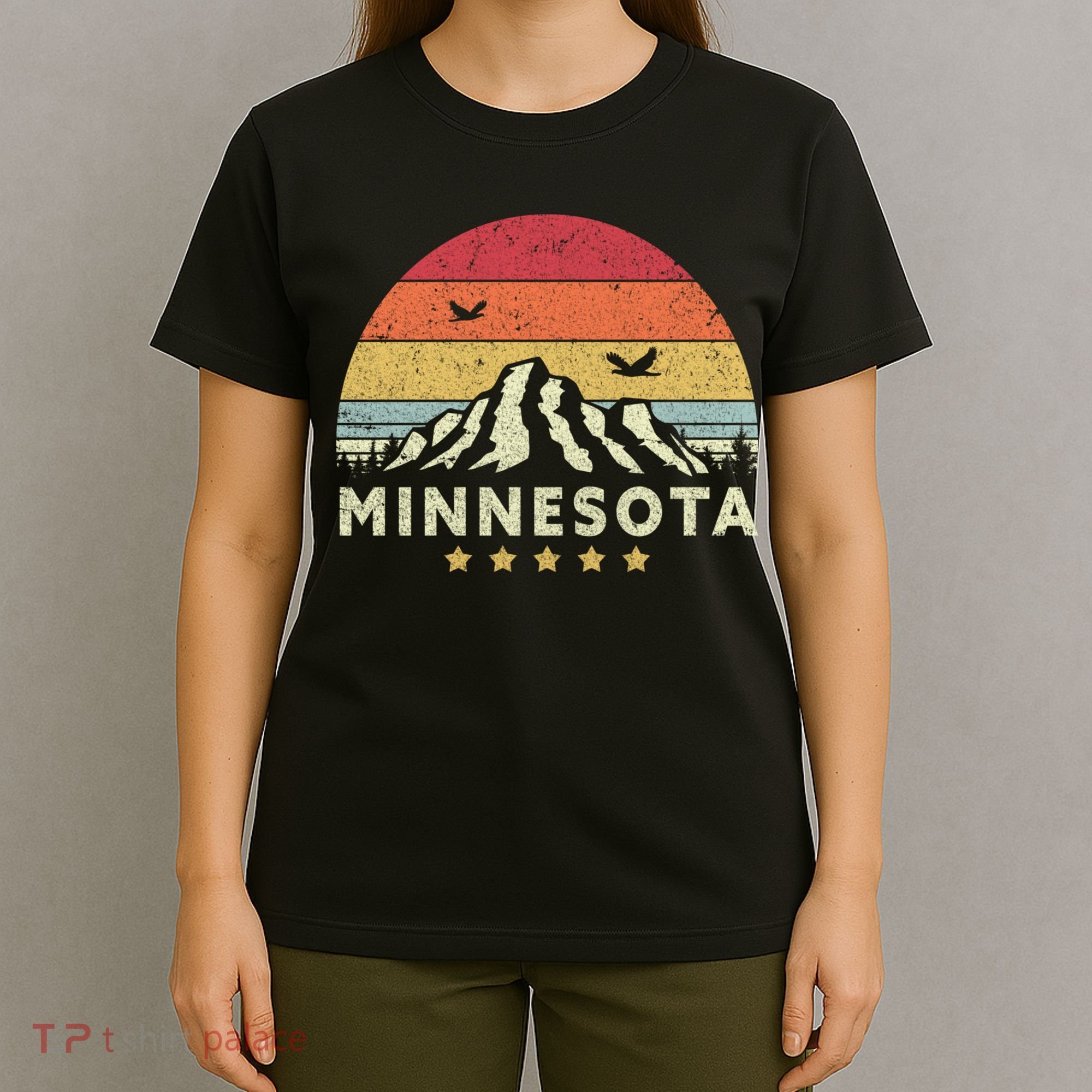 Minnesota Shirt. Retro Style MN, USA T-Shirt