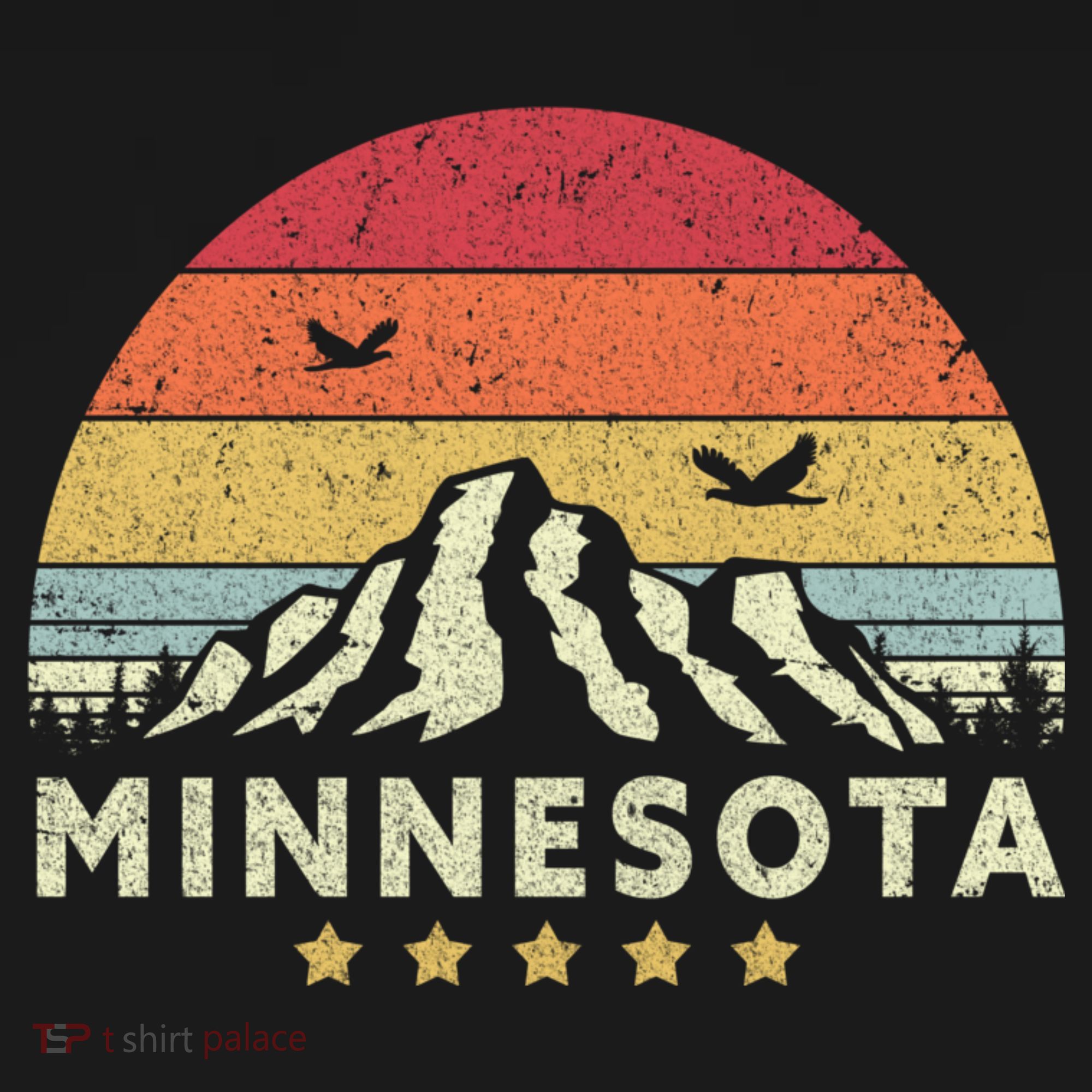 Minnesota Shirt. Retro Style MN, USA T-Shirt