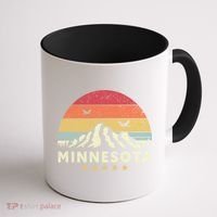 Minnesota Shirt. Retro Style MN, USA Coffee Mug thumb 1