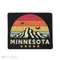 Minnesota Shirt. Retro Style MN, USA Mousepad thumb 0