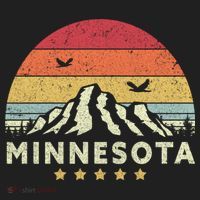 Minnesota Shirt. Retro Style MN, USA Hat thumb 2