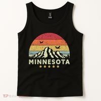 Minnesota Shirt. Retro Style MN, USA Tank Top thumb 2
