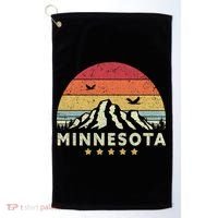 Minnesota Shirt. Retro Style MN, USA Golf Towel thumb 0