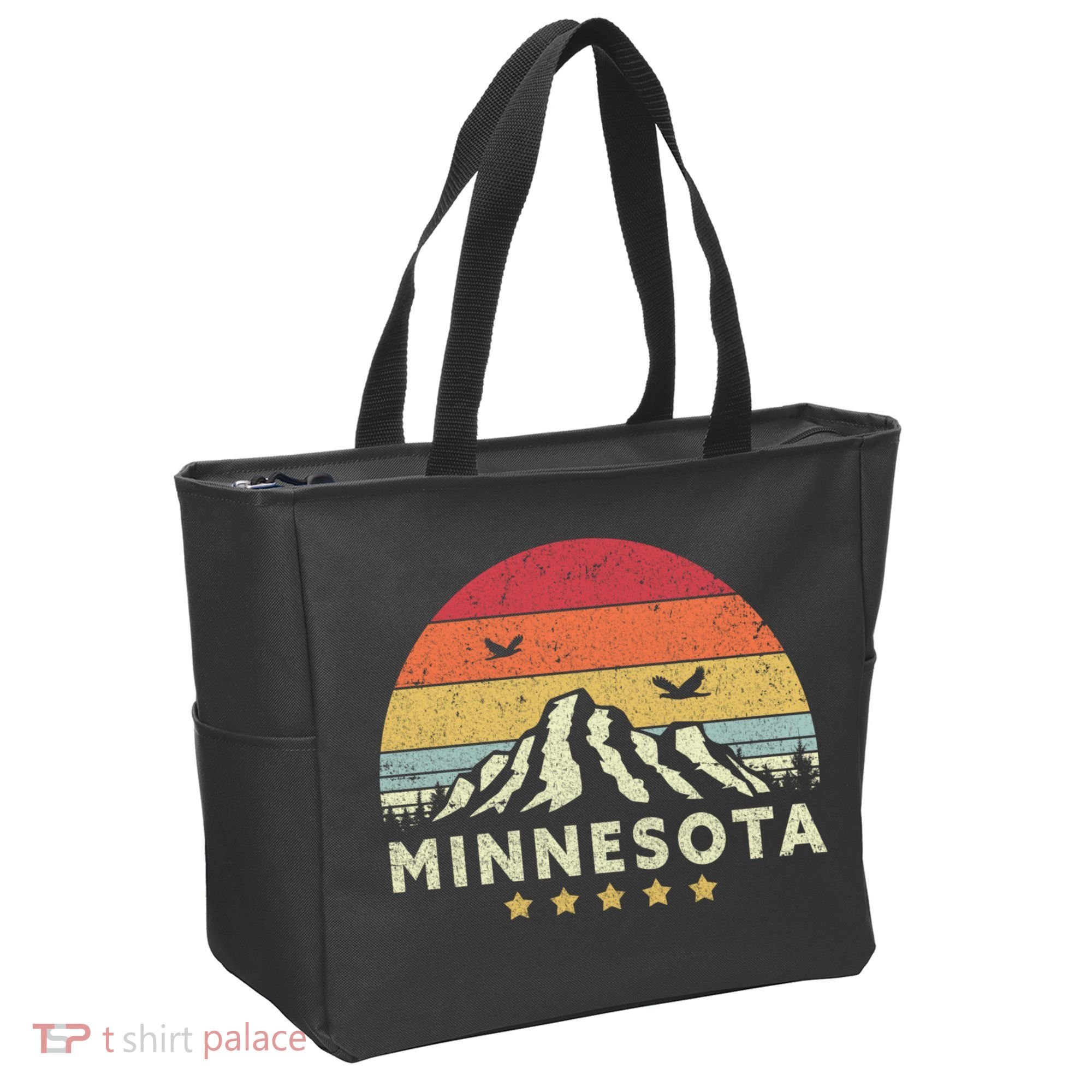 Minnesota Shirt. Retro Style MN, USA Tote Bag