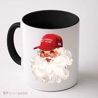 Maga Santa Retro Santa Maga Hat Funny Trump Christmas Gift Coffee Mug thumb 0
