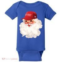 Maga Santa Retro Santa Maga Hat Funny Trump Christmas Gift Baby Bodysuit thumb 0
