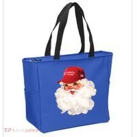 Maga Santa Retro Santa Maga Hat Funny Trump Christmas Gift Tote Bag thumb 2