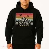 Montana Shirt. Retro Style MT, USA Hoodie thumb 2