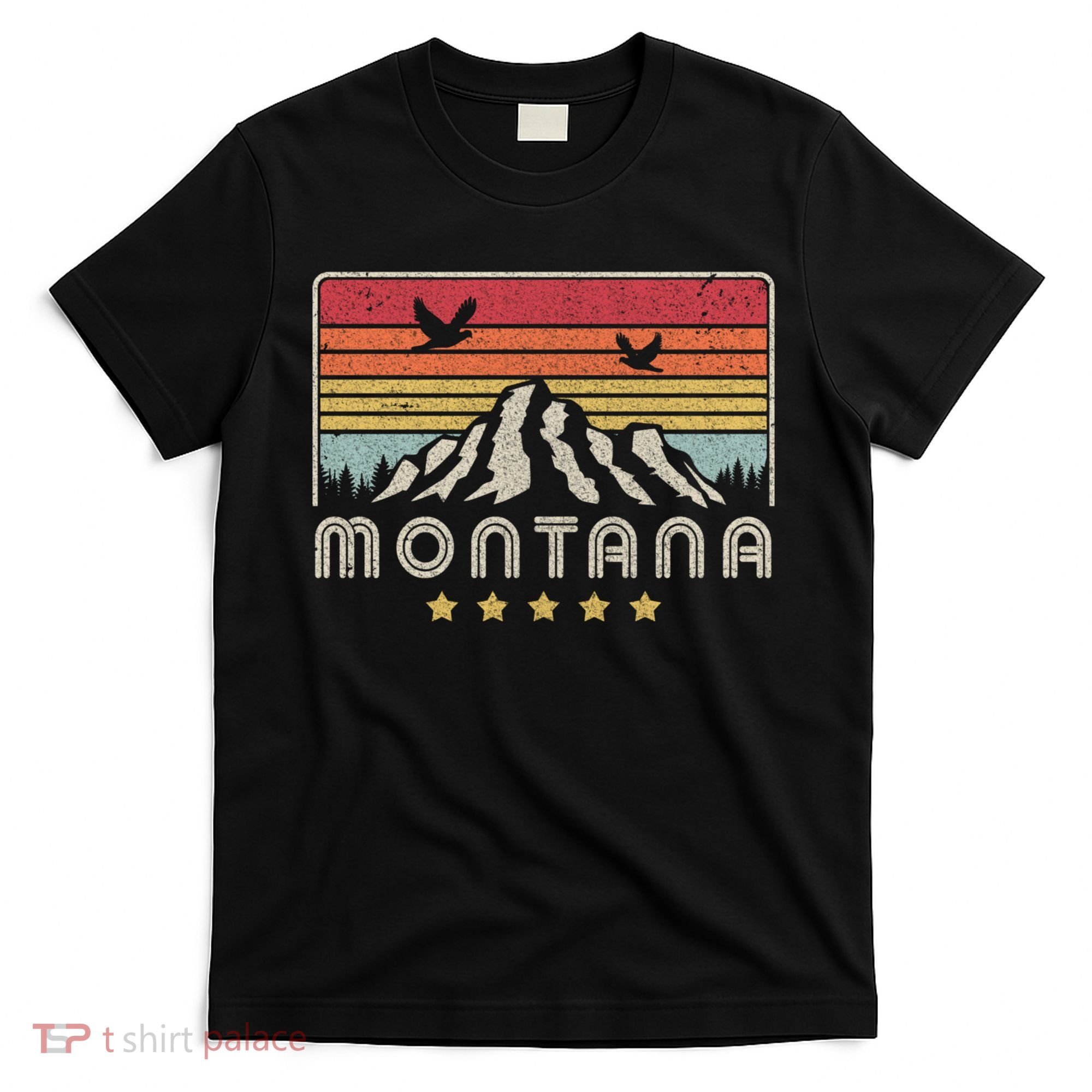 Montana Shirt. Retro Style MT, USA T-Shirt