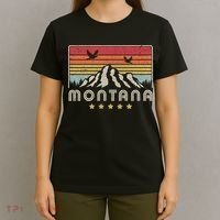 Montana Shirt. Retro Style MT, USA T-Shirt thumb 4