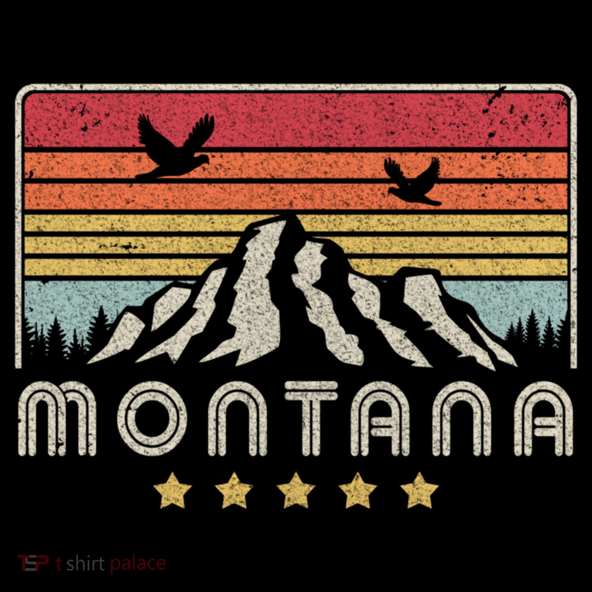 Montana Shirt. Retro Style MT, USA Coffee Mug