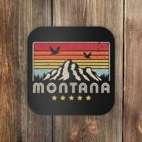 Montana Shirt. Retro Style MT, USA Coaster thumb 0