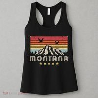 Montana Shirt. Retro Style MT, USA Women's Tank Top thumb 3