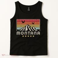Montana Shirt. Retro Style MT, USA Tank Top thumb 2