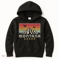 Montana Shirt. Retro Style MT, USA Kids Hoodie thumb 0