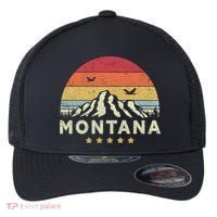 Montana Shirt. Retro Style MT, USA Flexfit Unipanel Trucker Cap thumb 0