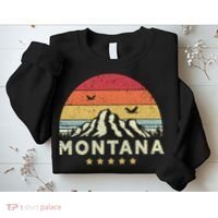Montana Shirt. Retro Style MT, USA Sweatshirt thumb 2