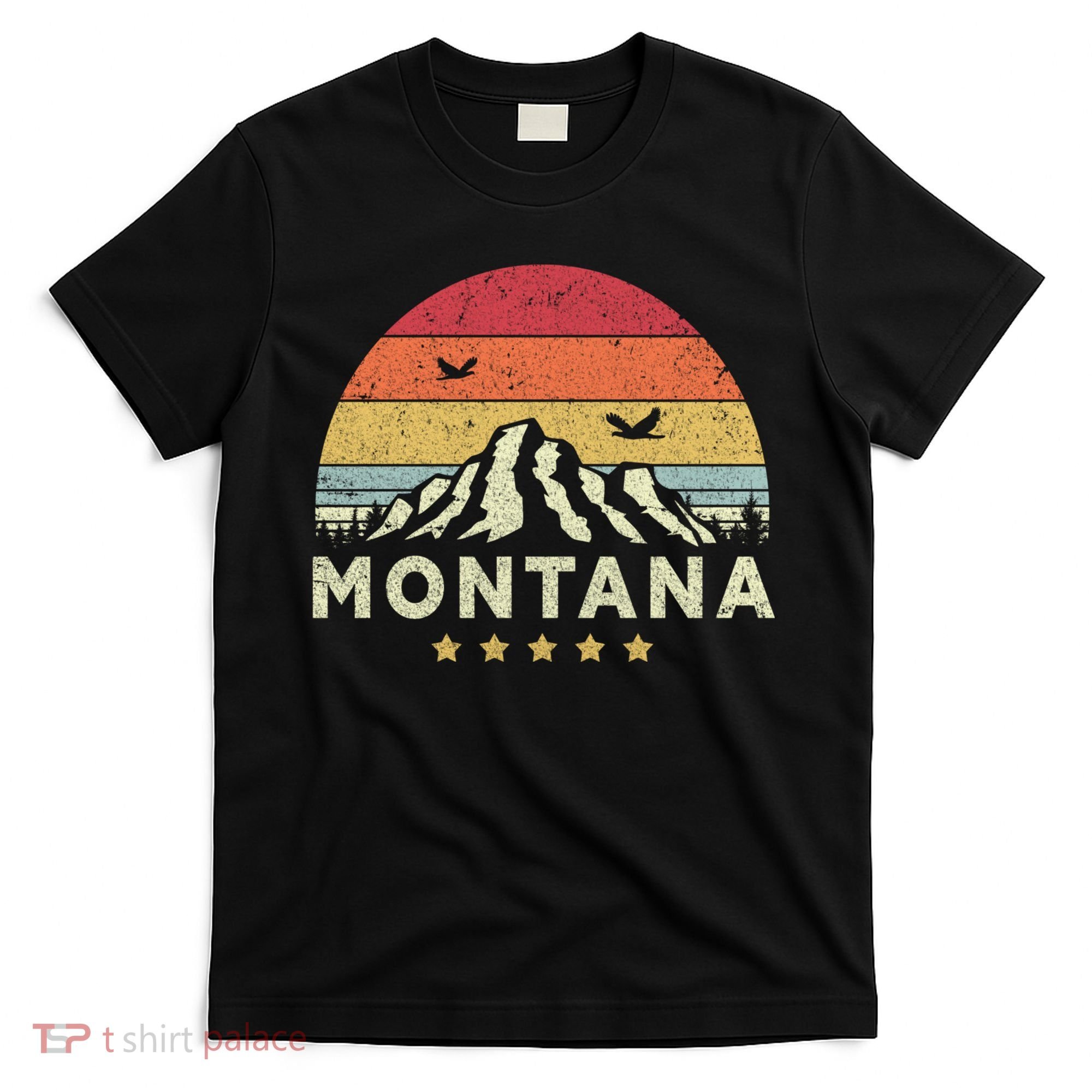 Montana Shirt. Retro Style MT, USA T-Shirt
